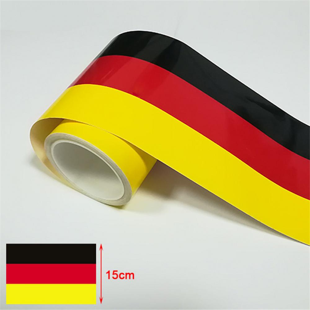 15M 15Cm Pesonalized Car Sticker Germany  National Flag Sticker Body Vinyl Decal Car Styling Stickers