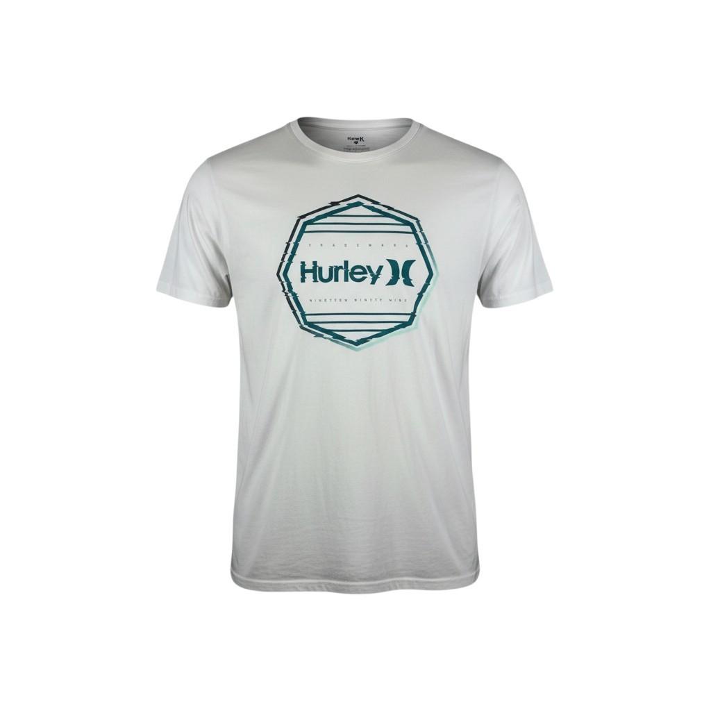 Hurley Mens Graphic T Shirt Streetwear Skate White Logo Size XL Casual M