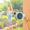 Wall-Mounted Watering Hose Reel 30 m x Ø 15 mm Automatic Retractable Water Hose Reel Automatic Grey