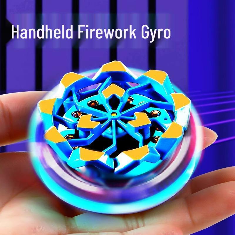 Feuerspeiendes, rotierendes, leuchtendes Kampfkreisel-Spielzeug für Jungen