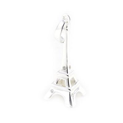 [C9365] - Silver Pendant 'Eiffel Tower'