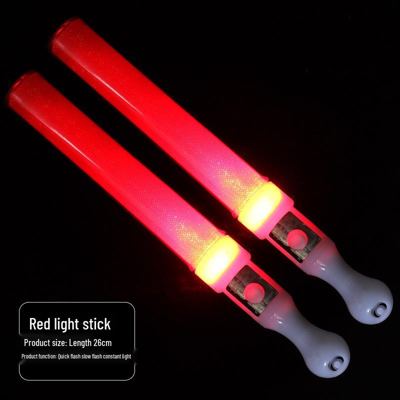 Luminous LED Fluorescent Concert Stick: Flashing Warning Light