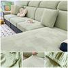 Elastic Sofa Cover Jacquard Polar Fleece Sofa Seat Cushion Cover For Living Room Pet Kids L Shape Corner Armchair Sofa Slipcover