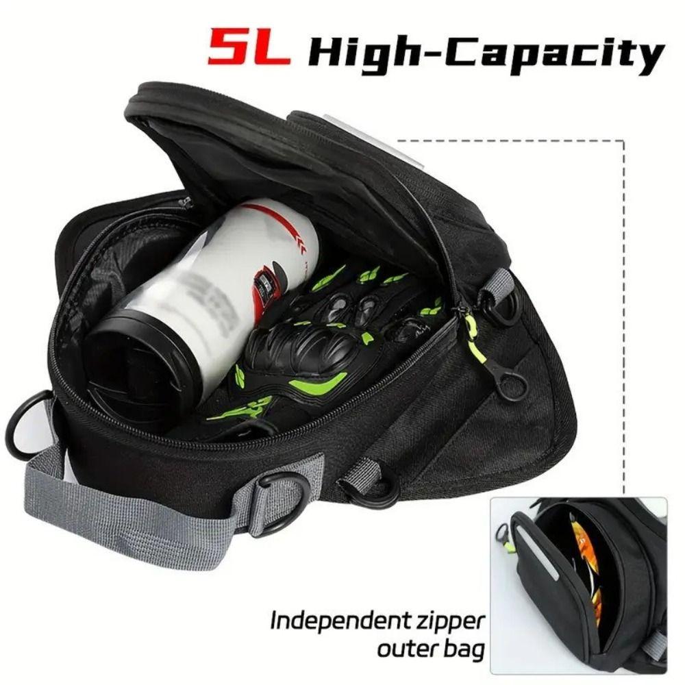 Durable Motorcycle Waterproof Bag Wear Resistant Motorcycle Tank Bag Motorcycle Tail Bag  Saddle