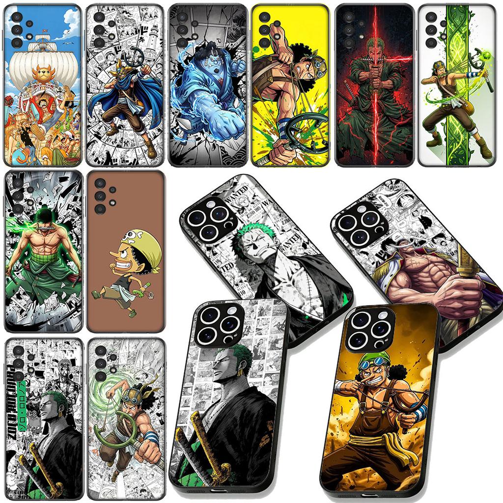 One Piece Roronoa Zoro Luffy Usopp Phone Cover for Huawei P30 P20 Mate 20 Lite Pro Y7 Y6P Y7A 2019 Nova 5T 3I Protective Case