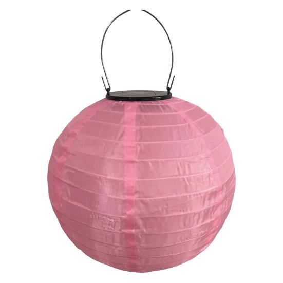 25/30CM Skládací solární lucerna s držadlem IP44 Vodotěsná Venkovní zahradní závěsná Čínská tradiční dekorativní LED látková lucerna