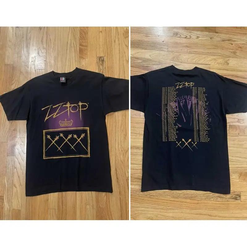 Band T Shirt Ó Rock Vintage Zz Top