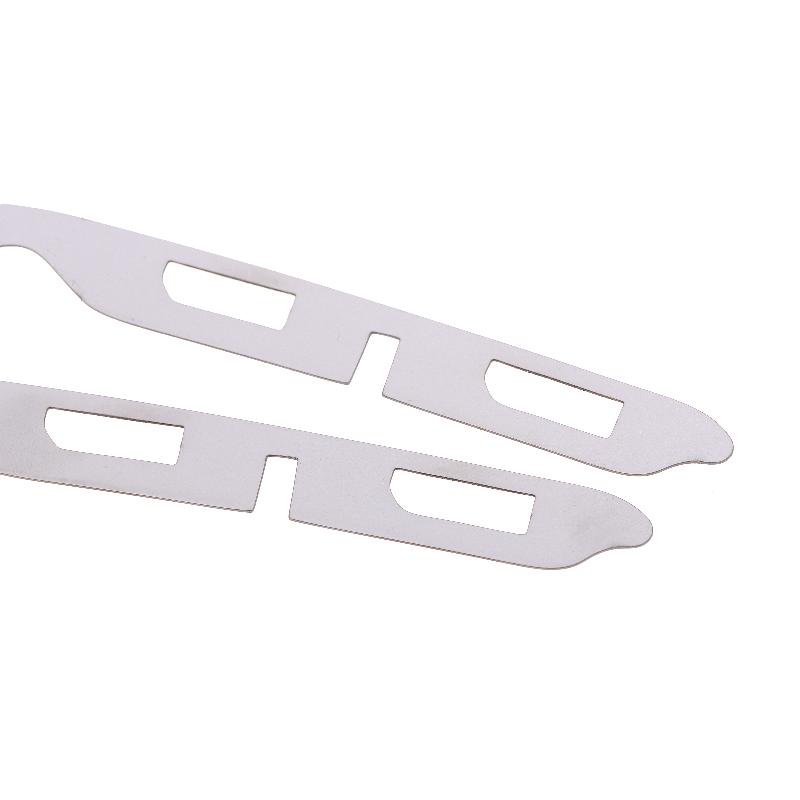 2Pcs Broken Opening Repair Stainless Steel Bracket For Third Generation Fit Jazz Gk5 Front Bumper Repair Metal Plate  Buckle