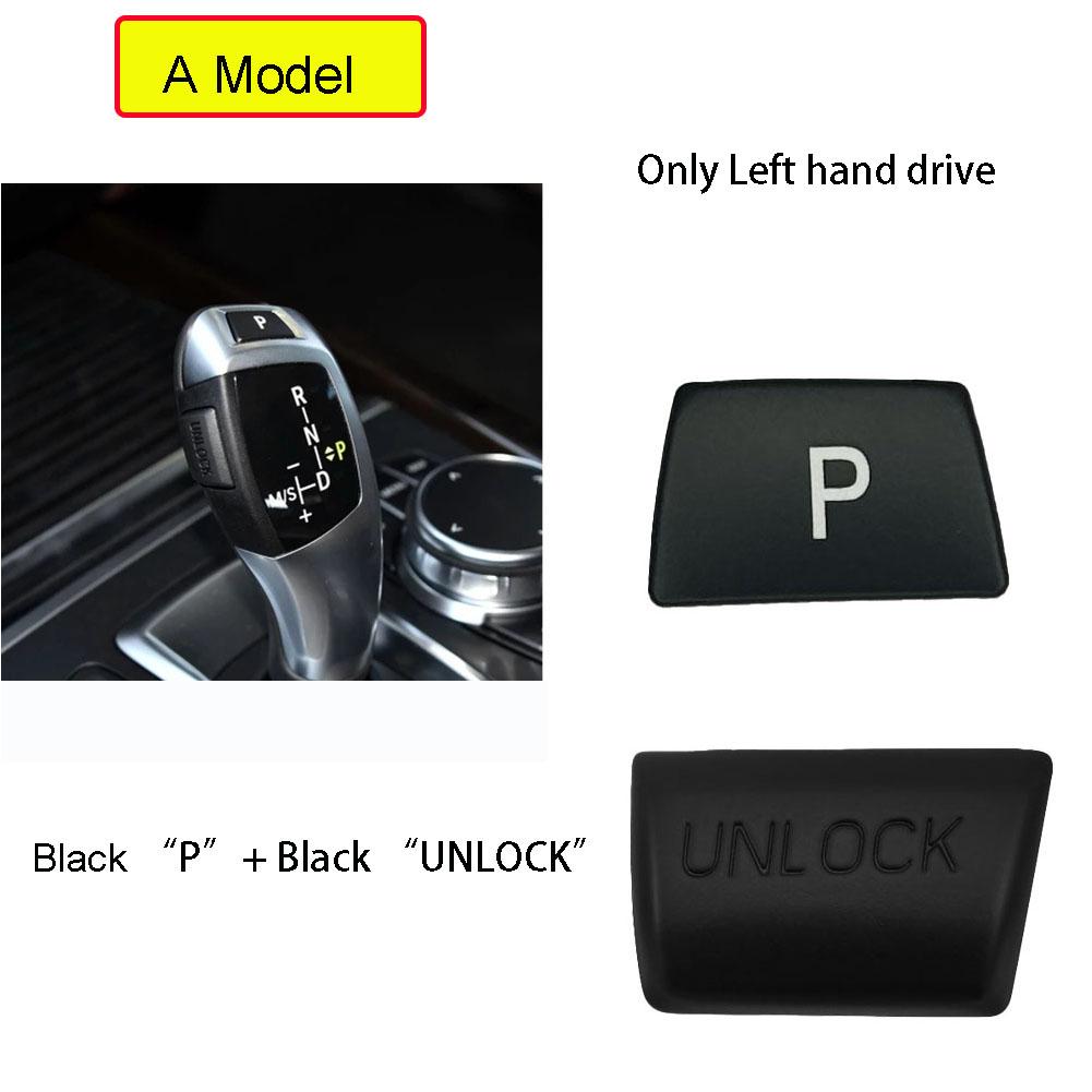 Butonul mânerului schimbătorului de viteze pentru mașină "P" Deblocare capac autocolant pentru BMW 1 3 4 5 7 X3 X4 X5 X6 F20 F30 F34 F15 F16 F25 E70 E71 E60