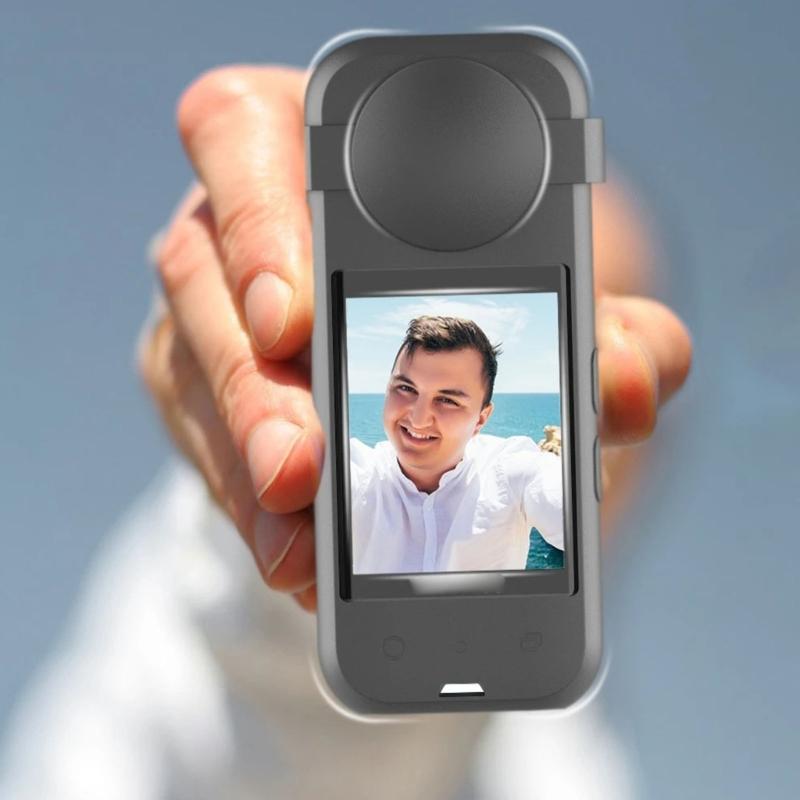 Silicone Case Shockproof Protective Cover for 360 X3 Action Camera Waterproof Housing Shell Skin with Lens Guard