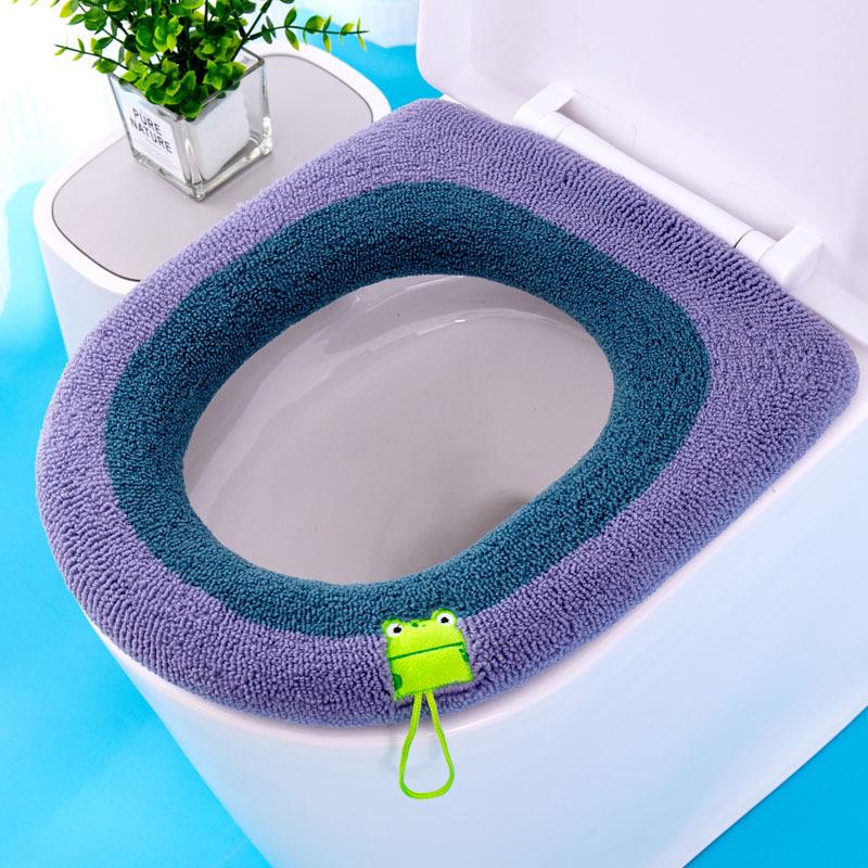 

Newcomer Exclusive: Thickened Winter Plush Toilet Seat Cover Set with Fleece