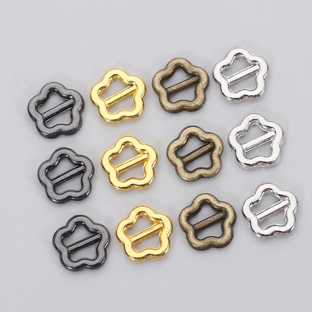 100pcs Newest Tri-glide Belt Buckle Mini 3mm Bags Buckles DIY Ultra-small Small Strap Buckles Buttons Shoes Accessories