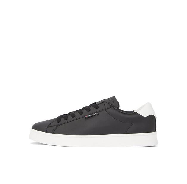 Men's Sneakers Tommy Jeans Tjm Leather Low Cupsole Em0em01374 Black