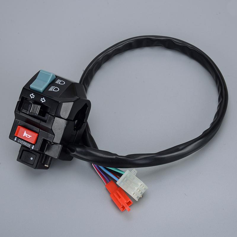 30114 Motorcycle Left Handlebar Function Switch Assy Fit For Linhai 260cc 300cc LH260 LH300 ATV Black