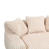 Modern Rope Sleeper Sofa Cloud Sofa, 3 Soft Pillows, Comfortable Single-seat Floor Sofa