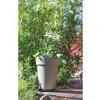 EDA - Pot de fleurs Rond mi-haut - Toscane - Ø 44 x 53 cm - Intérieur / Extérieur - 50 L - Taupe