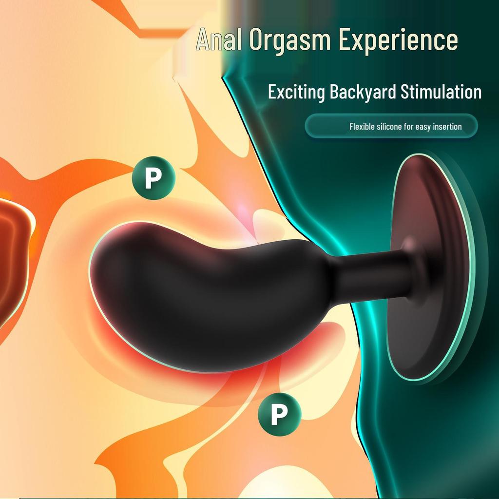 Silikon-Mango-Wearable Analplug für Prostata- und G-Punkt-Stimulation