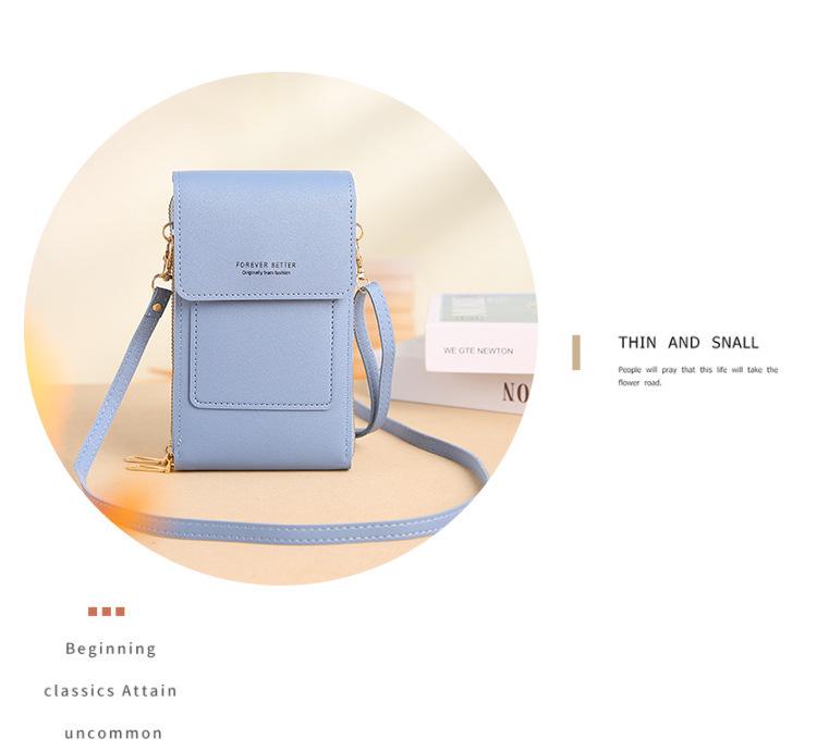 Women's Crossbody Phone Bag: Versatile, Multi-Functional, Vertical Touchscreen Shoulder Bag