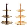Metal Cupcakes and Fruits Tray Effective Stainless Steel Fruit and Candy Stands Organizers for Special Event