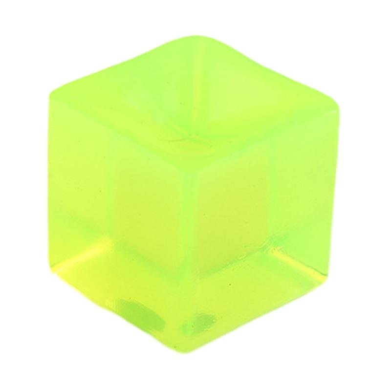 Crystal Unbreakable Ice Cube Figurine Maltose Novelty Gag Table Sensory Toy