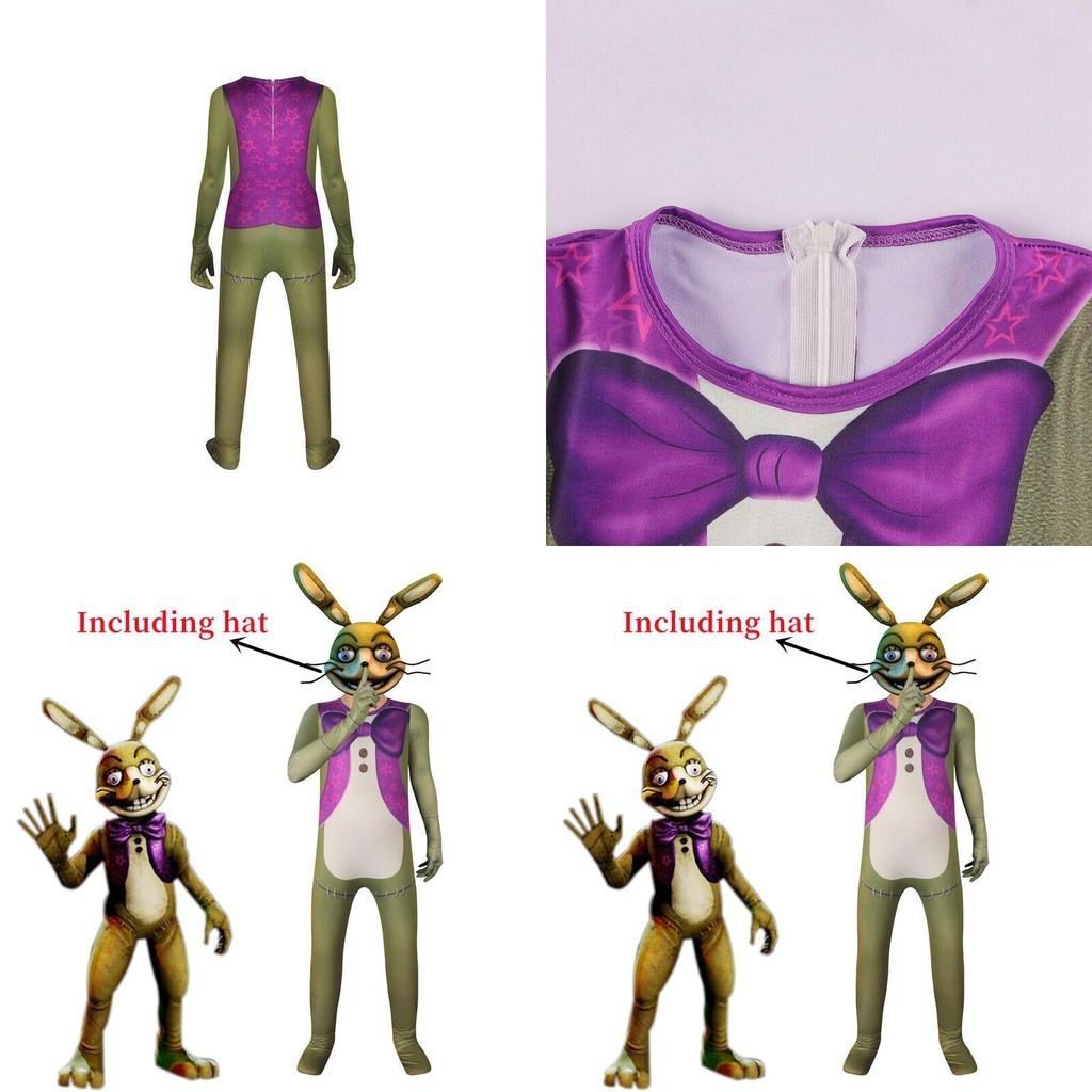Five Nights At Freddy's Halloween Costume Intero Cosplay per Bambini