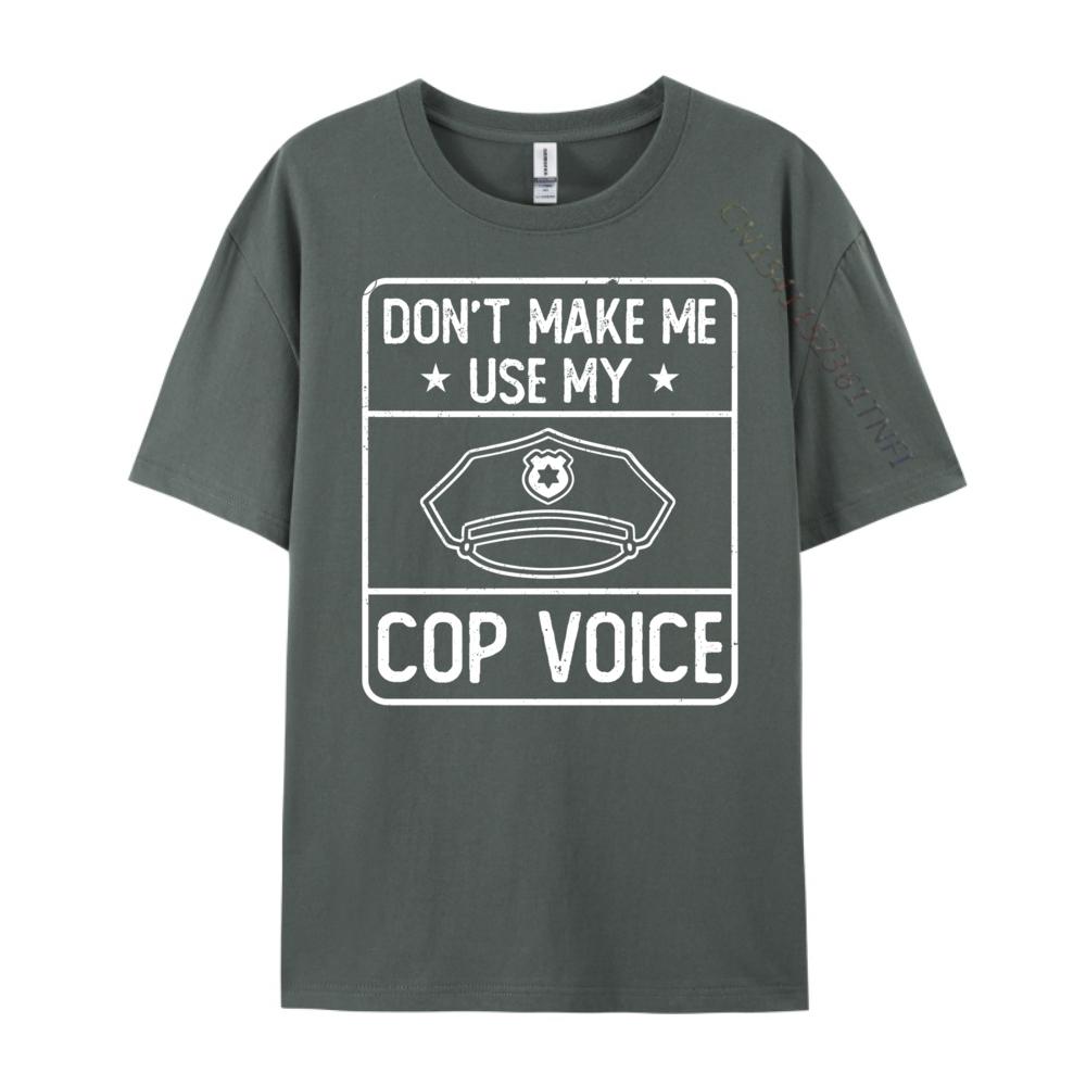 Camisetas Gráficas de Policial Cop Camisas De Hombre Estampadas Manga Curta Roupas de Luxo Respirável Estampado