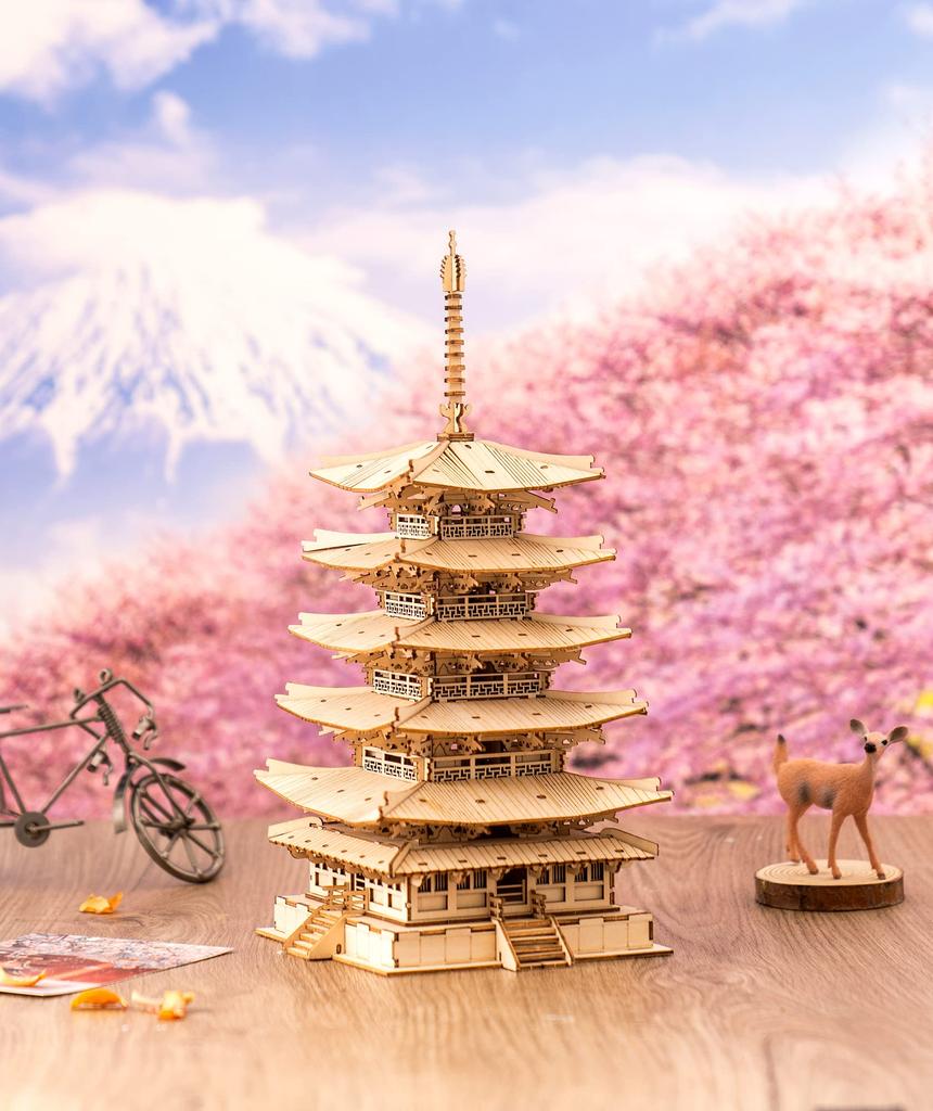 Rolife 3D Wooden a popular gift for and perfect as a Christmas present or Puzzle, children, boys, adults, time-killer toy.