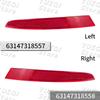 Rear Bumper Fog Light Reflector Red Lens 63147318557 63147318558 For BMW GT Series 5 F07 LCI GT5