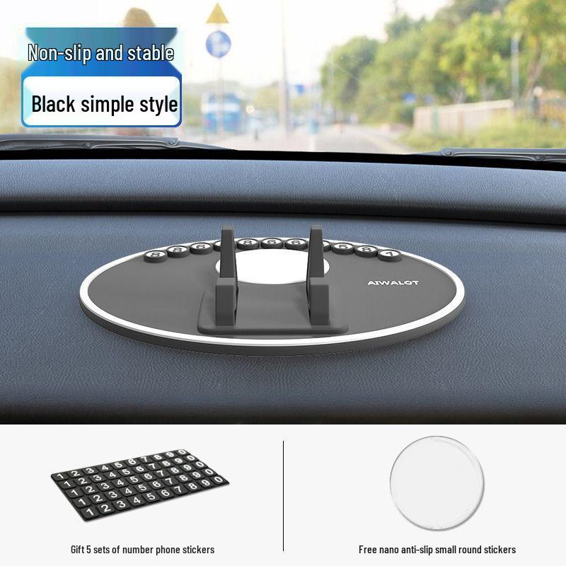 Kreslený držák na telefon na palubní desku auta - Multifunkční držák pro podporu navigace