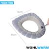 WOHLWARM Toilet Seat Cover Toilet Seat Cover Toilet Cover Warmer Soft Washable