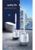 Wall-Mounted Toilet Brush with Long Handle & Soft Bristles for Bathroom Cleaning