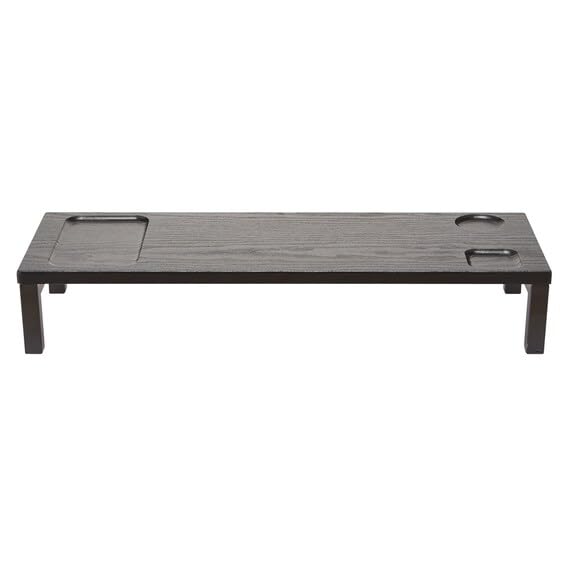 Nitori Monitor Stand ZK005 59 59cm Wide x 20cm Deep x 10cm 6201712 (NITORI) Black, High,