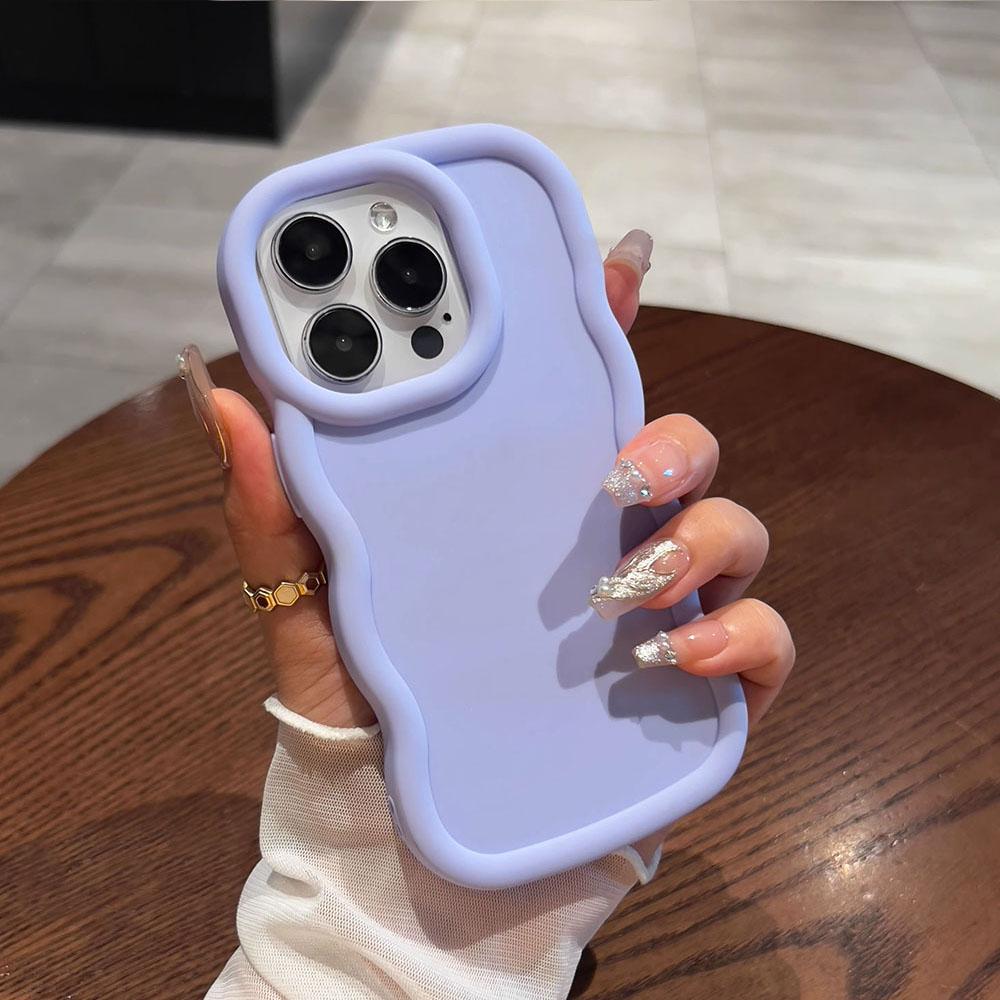 Case for Samsung Galaxy A53 A50 A50S A35 A34 A32 A30 A26 A25 A24 A23 A22 A21S A20S A13 4G M54 5G Soft Cover Wave Curved Edge