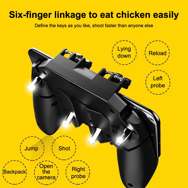 Ovladač Pubg Ovladač Pro Telefon Gamepad Joystick Spoušť Free Fire Mobilní Herní Podložka Pupg Ruka Mobilní Telefon Herní Ovladače