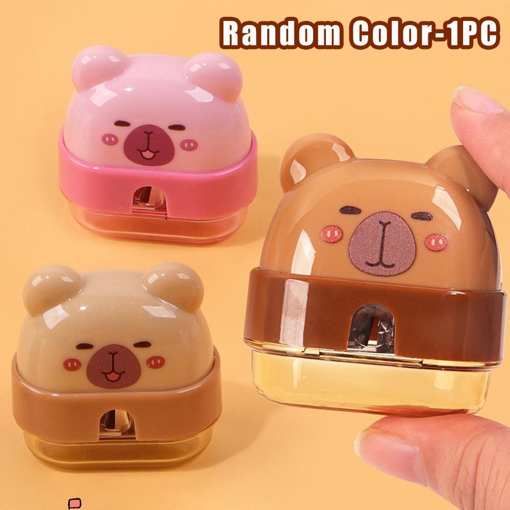 Portable Pencil Sharpening Tool Capybara Shape Pencil Parer Pencil Sharpener  Back To School Gift