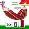 Outdoor Canvas Hammock with Anti-Rollover Design