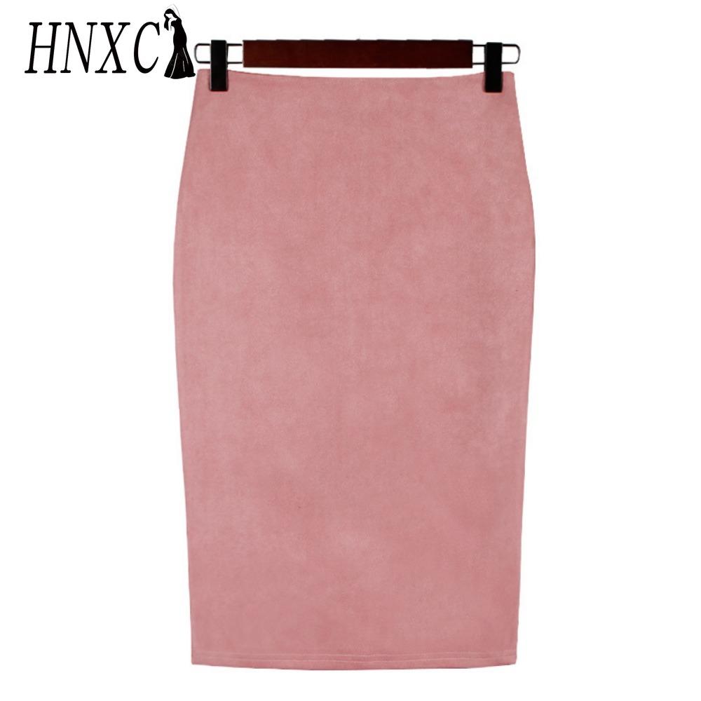 HNXC Women's Fashion Casual Solid Color Print Summer Spring Skirt