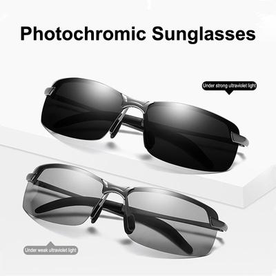 Mens Polarized Sunglasses Photochromic Driving Male Change Color Sun Glasses Day Night Vision Driver'S Eyewear Accessories
