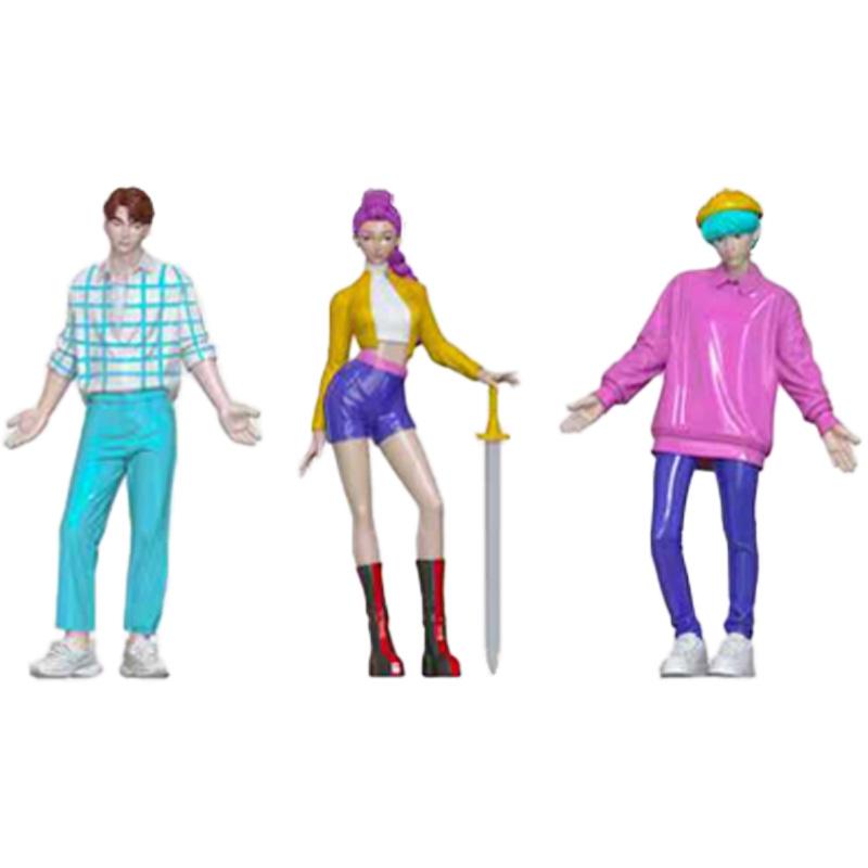 New 24pcs Kpop Devil Hunter Blind Box Action Derpys Tiger Rumi Mira Zoey Sussy Doll Fan Gift Birthday And Christmas Gifts