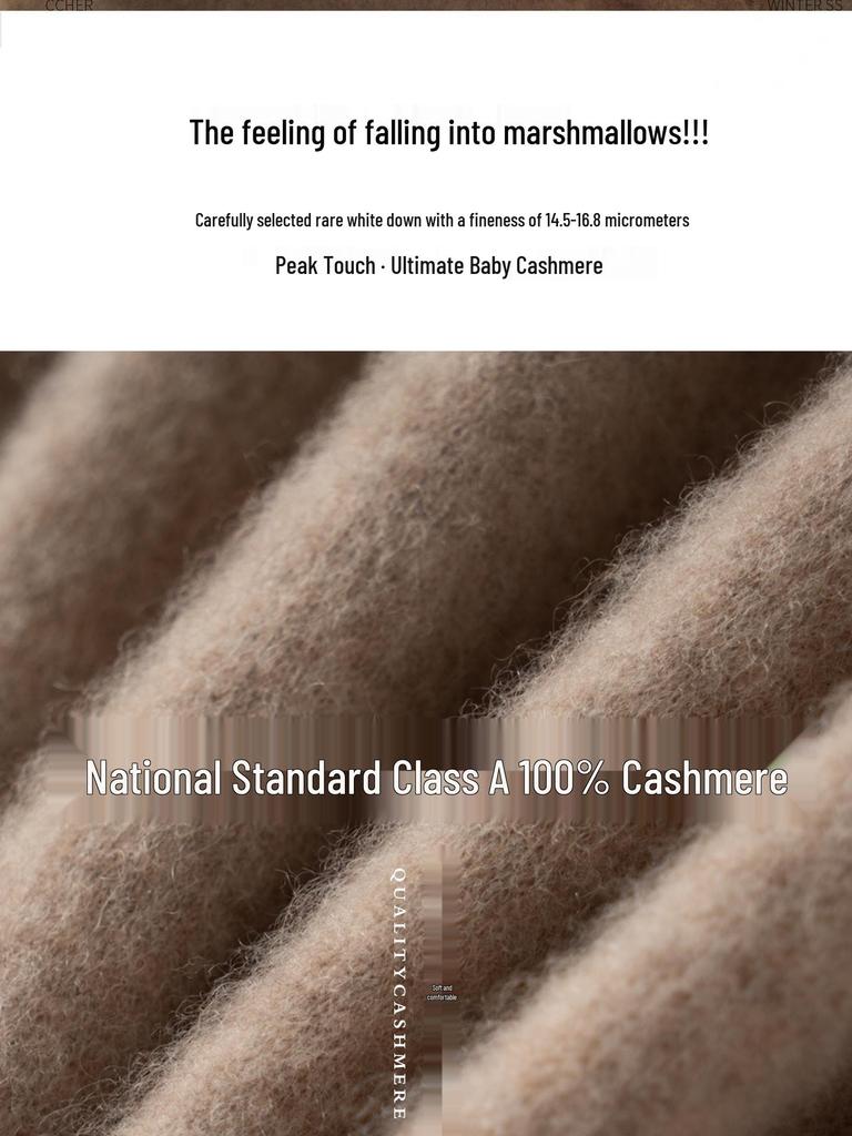 Women's 100% Pure Cashmere Half-High Neck Rolled Hem Sweater: Soft, Warm, Versatile Pullover Knit.