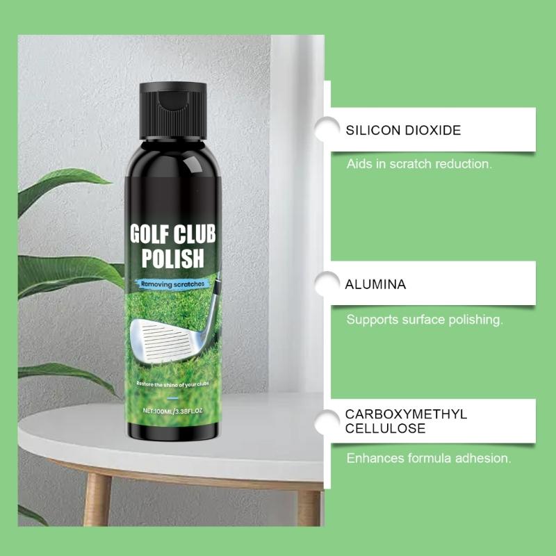 Golf Club Scratch Remover Polisher Cleaner 100ML Night Use Golf Club Polish With Silicone Formulas For Quick Cleaning