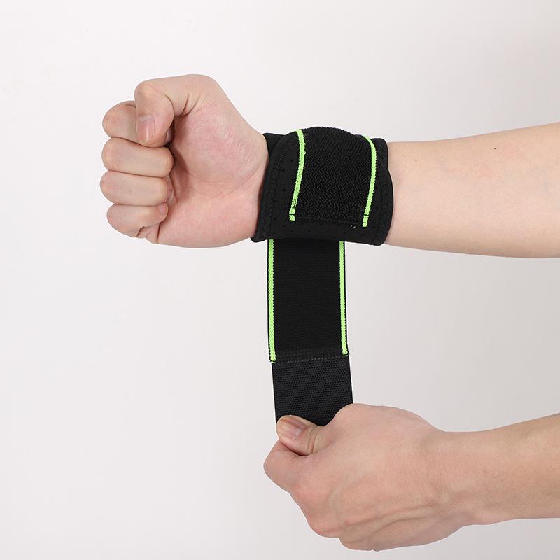 Elastic Sports Compression Wrist Brace for Weightlifting, Fitness, and Tennis - Anti-Sprain Wrist Guard and Protector.