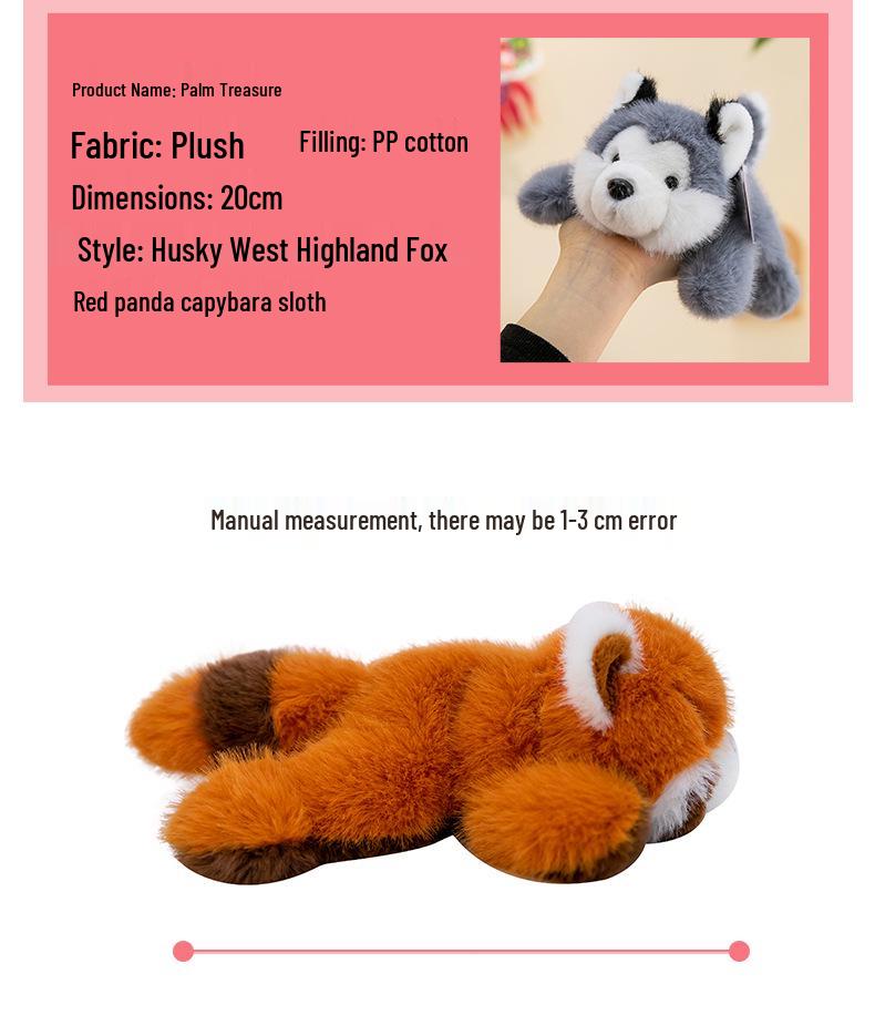 Plush Capybara & Sloth Doll from Dingdang Pocket Treasure