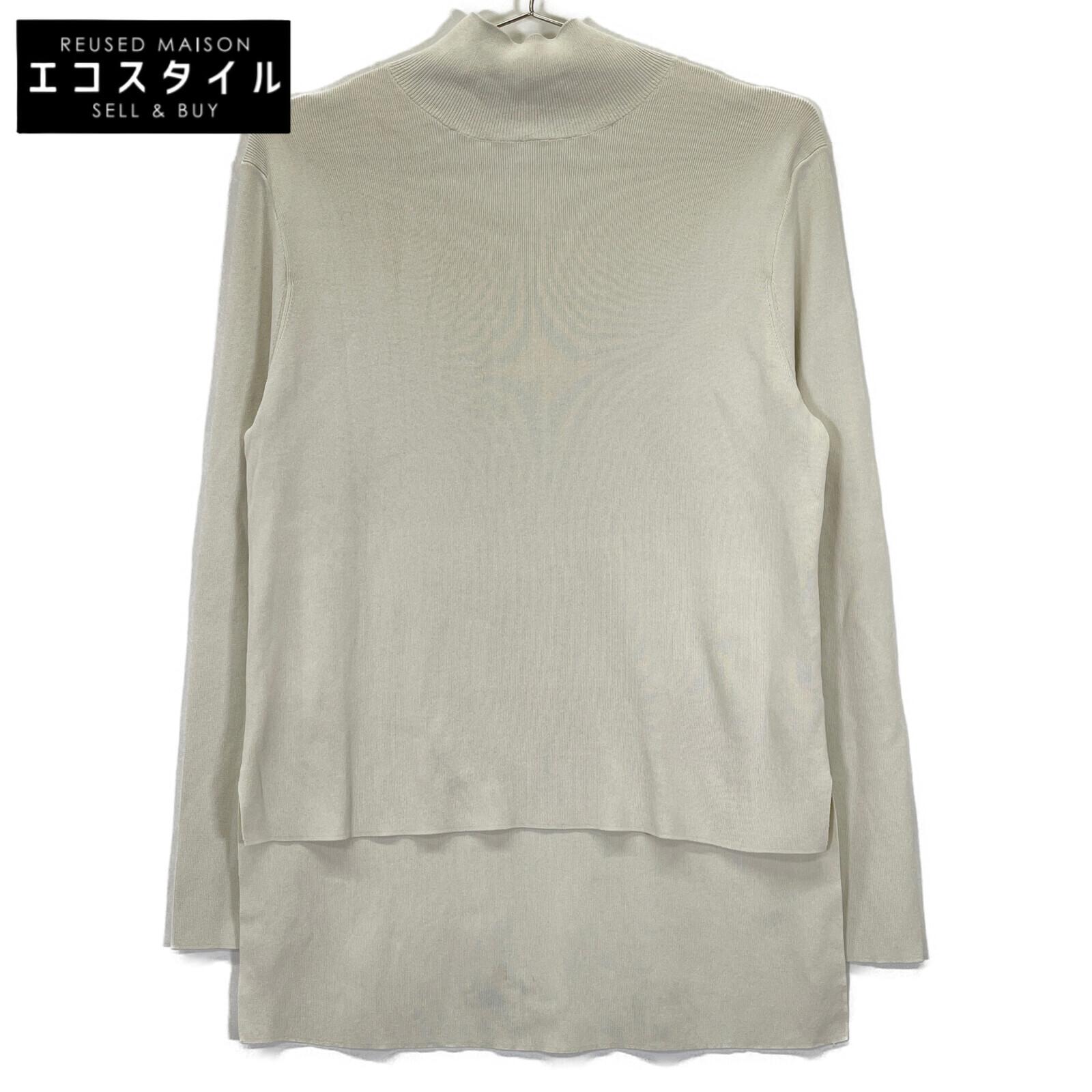 

ADORE 24 Year Old 531-4270925 Ecru Rayon Blend Mock Neck Clear Dry Knit tops 38 EcruUsed