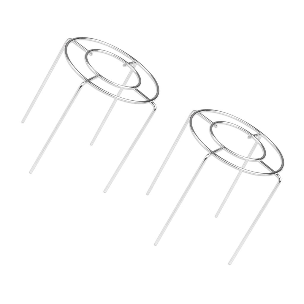 Pack Of 2 Round Cake Cooling Stand Holder Stainless Steel Baking Rack Pastries Steamer Multipurpose Steaming Tool