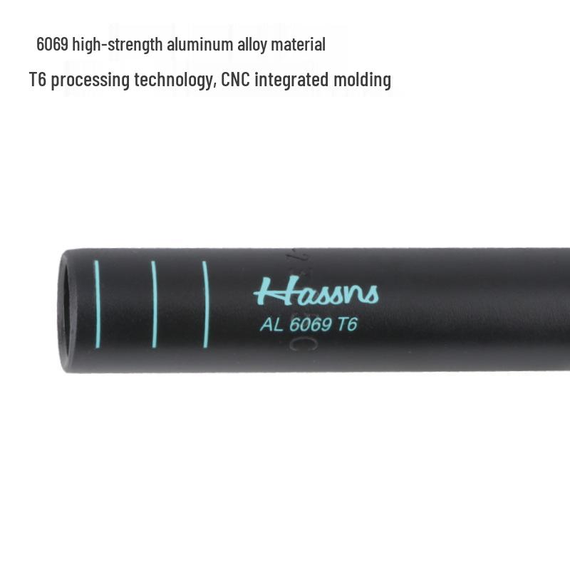 HASSNS Mountain Bike Swallow Handlebar, 31.8/35mm Diameter, AM DH Downhill, 25/35/55mm Rise