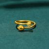 Vietnamese Chic Two Worlds Joy Ring Luxurious Brass Gold Plated Accessory