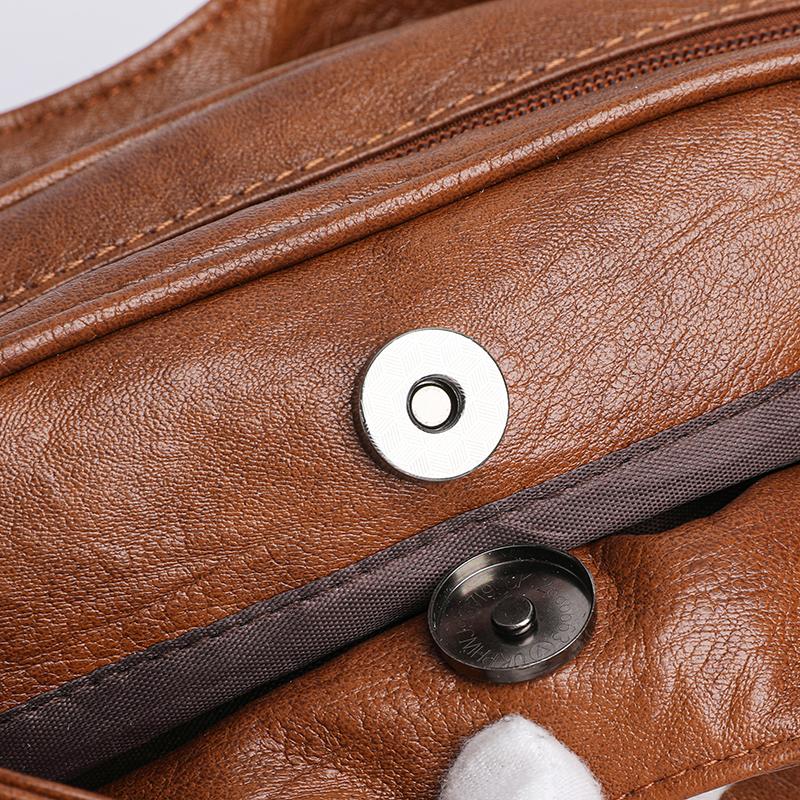 Handbag Women's PU Shoulder Bag Middle-aged And Elderly Mother Bag