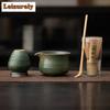 Japanese Kiln Change Spiral Matcha Tea Chasen Holder Stand Bowl Bamboo Whisk Grinder Teaware Tools Holder Tea Accessories Teaset