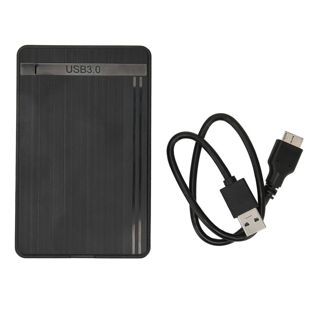 SATA SSD Enclosure 2.5 Inch 1000GB Supported Plug and Play Strong ABS Hard Drive Enclosure for